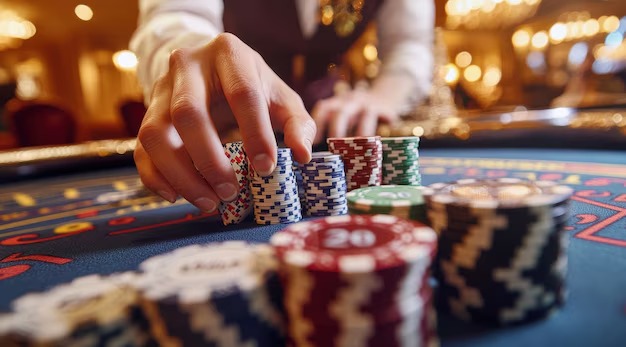 Player interface showing multiple live tables with betting options
